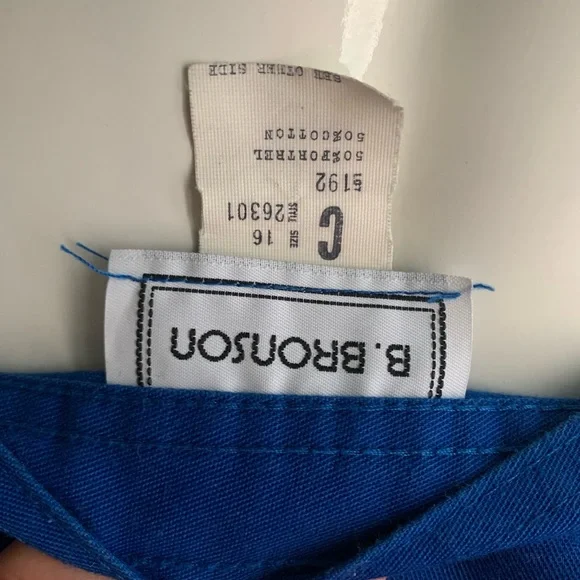 Pre loved 🥰 B.BRONSON original fit minimal blue skirt ladies SZ 16. - Picture 5 of 10